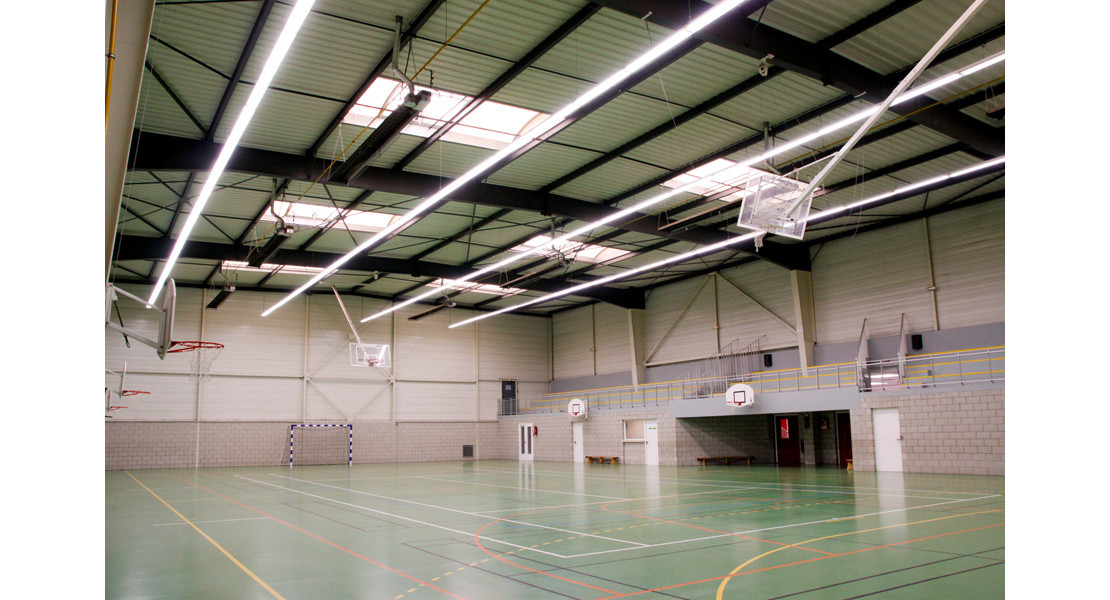 Intérieur salle de sport