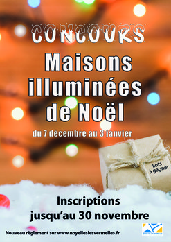 Affiche Concours 2020 maisons décorées 