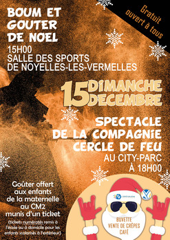 Affiche noel des enfants 2024
