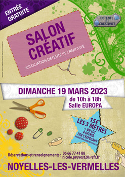 affiche salon creatif 2023