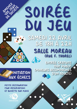 Soirée jeu avril 2023