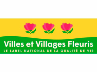Logo villes fleuries 3 fleurs